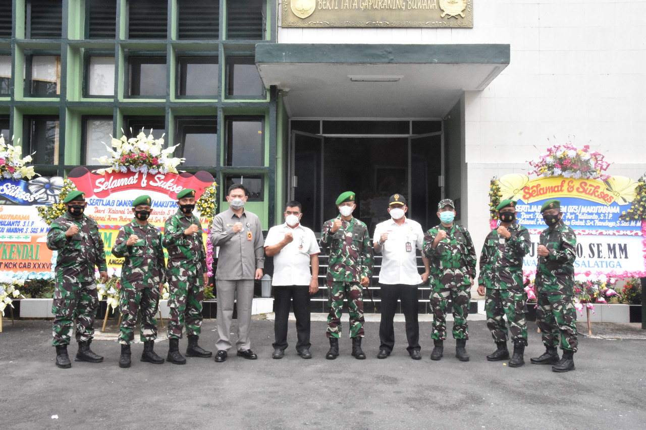 Kemenkopolhukam RI Laksanakan Kunjungan Kerja Di Korem 073/Makutarama 
